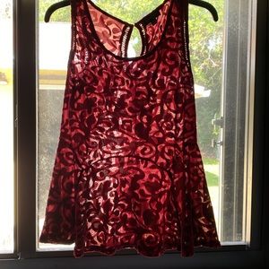 Jessica Simpson Medium Velvet Peplum